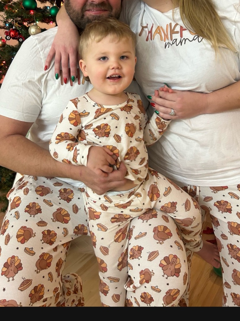 🦃🍗 Caden lane kids waffle turkey pajamas for Thanksgiving